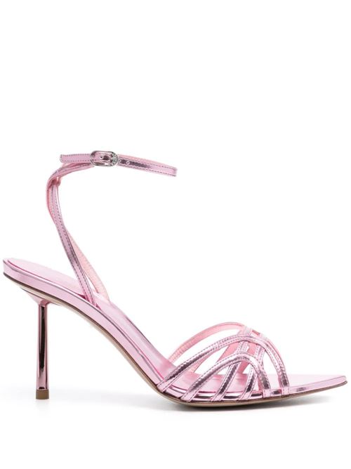 Pink metallic effect woman sandal Le Silla | 6642A080G7PPMRA719